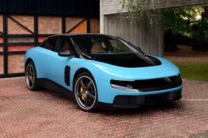 Ferrari reveals its first EV, with design help from Jony Ive